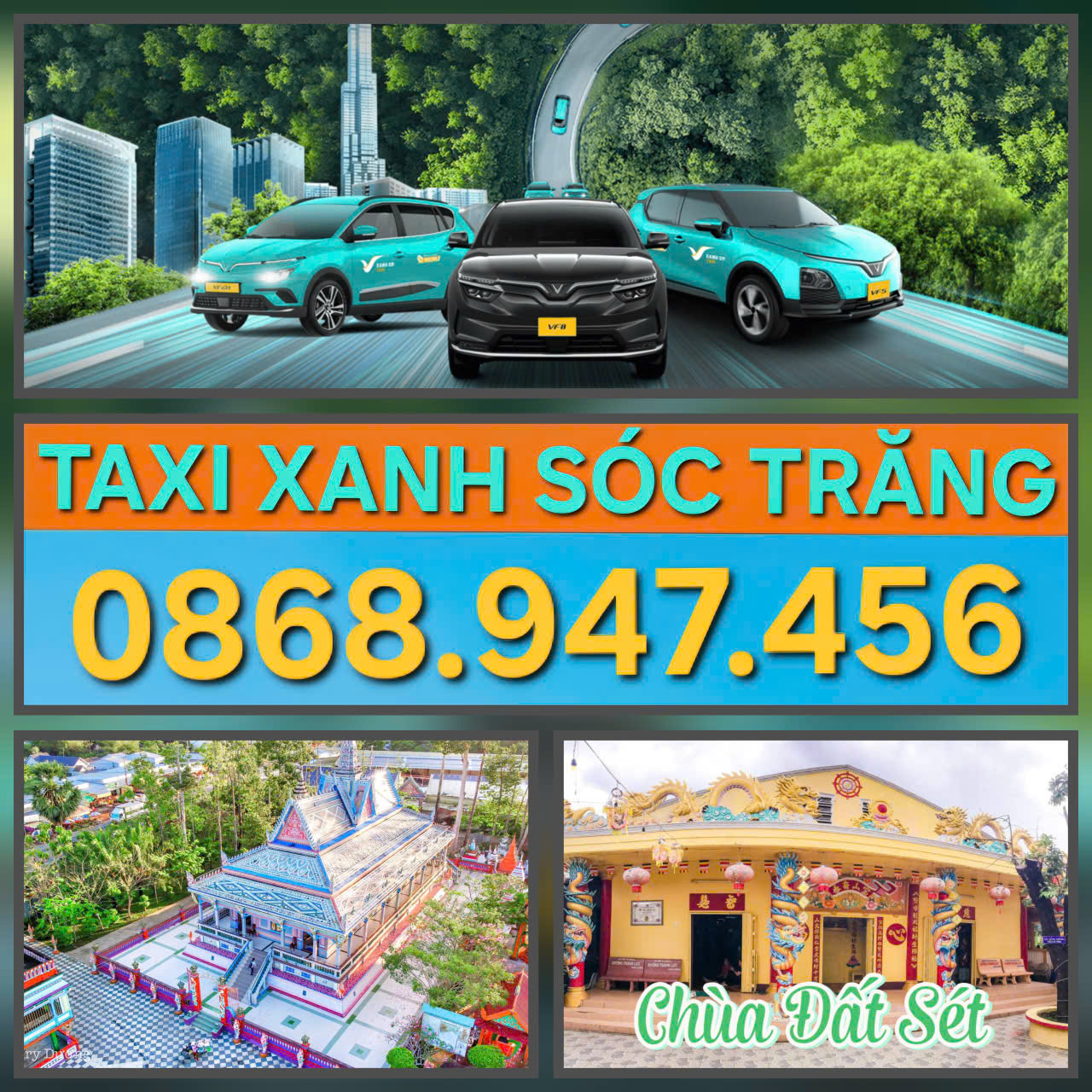 Taxi Xanh Sóc Trăng 0868.947.456
